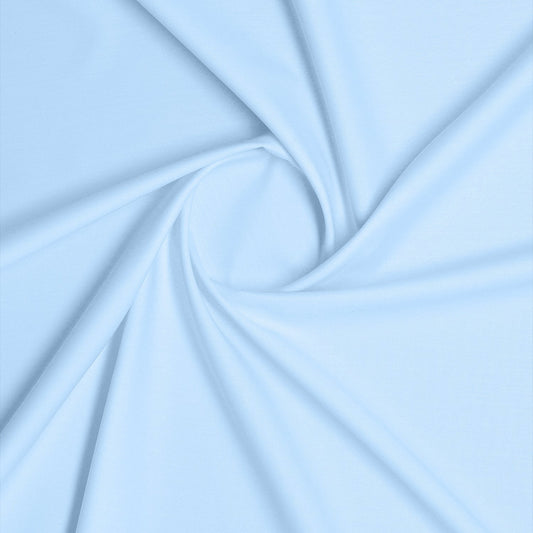 Sky Blue Wash N Wear Fabric