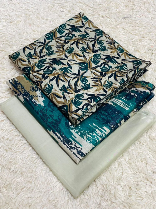 Botanical Print Lawn Suit