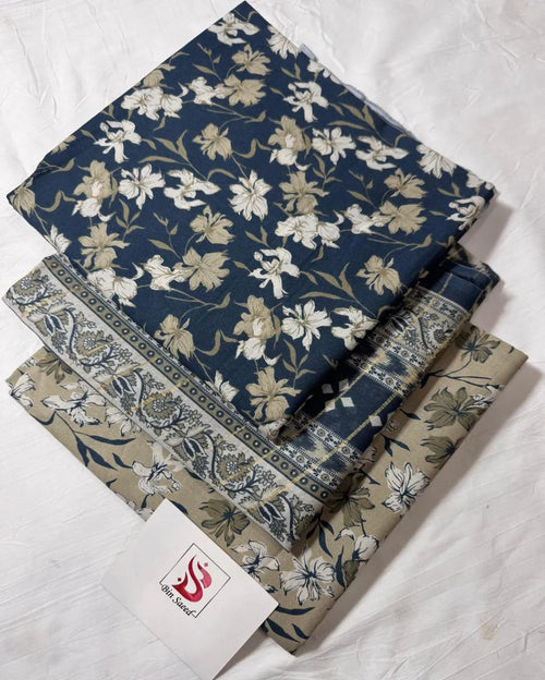 Daisy Bloom Print Lawn Suit