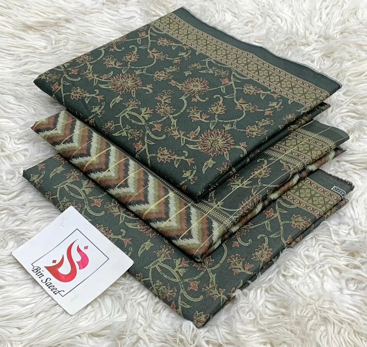 Iris Floral Print Lawn Suit
