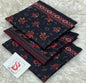 Bin Saeed 3PC Print Lawn Unstitched Suit Black