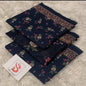 Bin Saeed 3PC Print Lawn Unstitched Suit Grey Olive