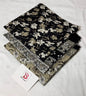 Bin Saeed 3PC Print Lawn Unstitched Suit Navy Pink Leaf