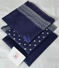 Bin Saeed 3PC Print Lawn Unstitched Suit Purple Bandhani Leaf