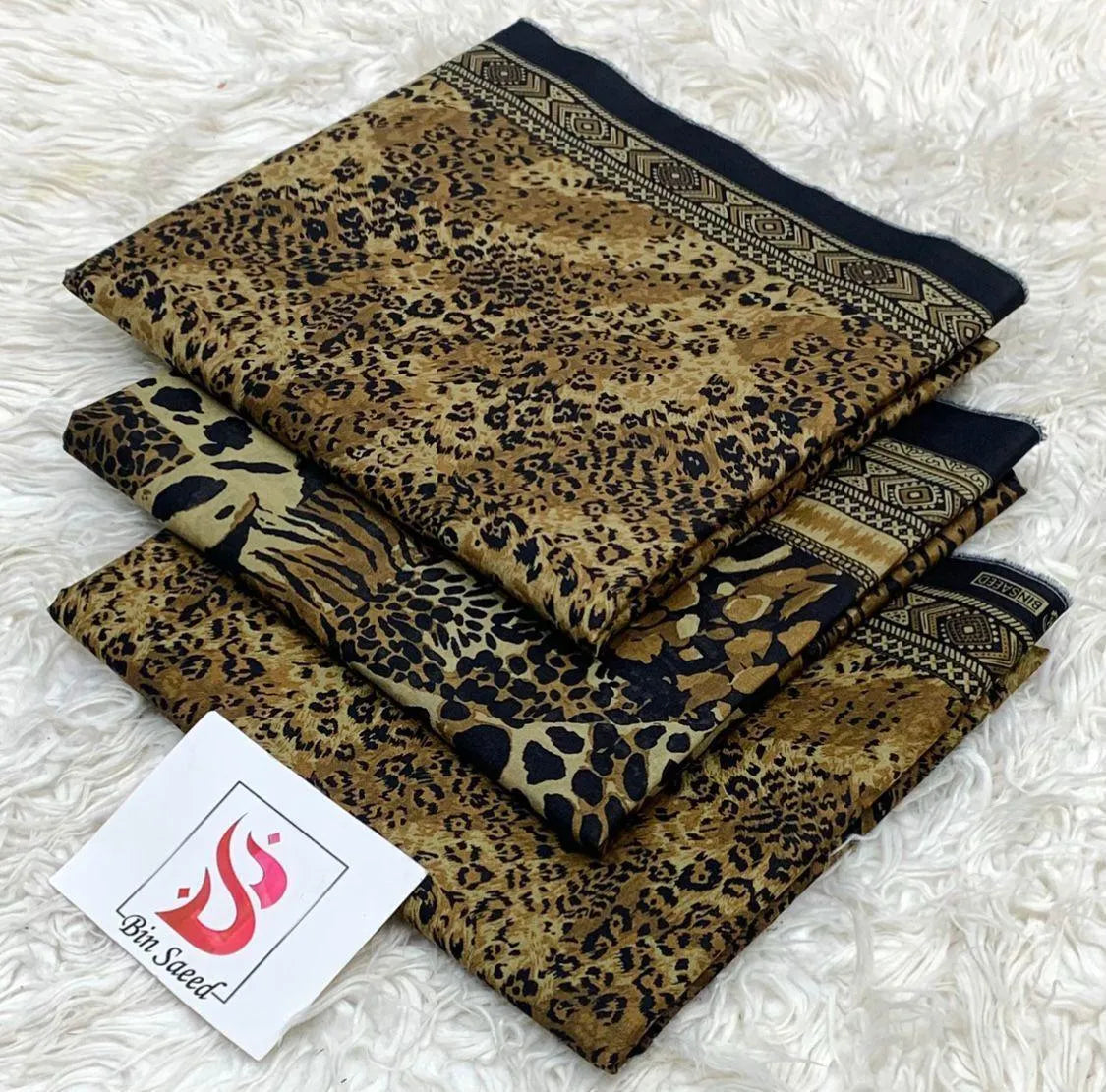 Bin Saeed 3PC Print Lawn Unstitched Suit Vol 38