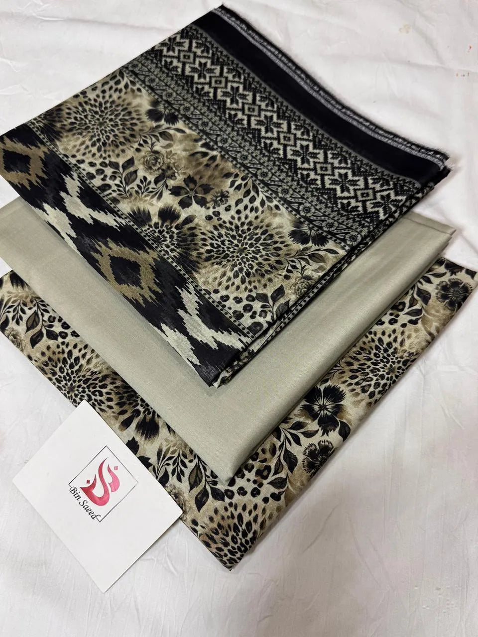 Bin Saeed 3PC Print Lawn Unstitched Suit Vol 39
