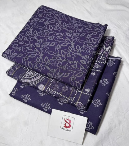 Bin Saeed 3PC Print Lawn Unstitched Suit | Vol-38