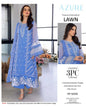 Asim Jofa Premium Embroidered Lawn 3PC Unstitched Suit FF-9542 Navy Blue