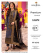 Batik Premium Embroidered Lawn 3PC Unstitched Suit FF-9548 Beige